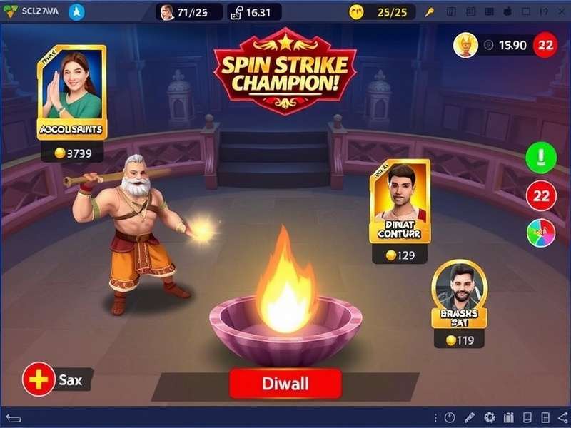 Spin Strike Champion Gameplay Screenshot